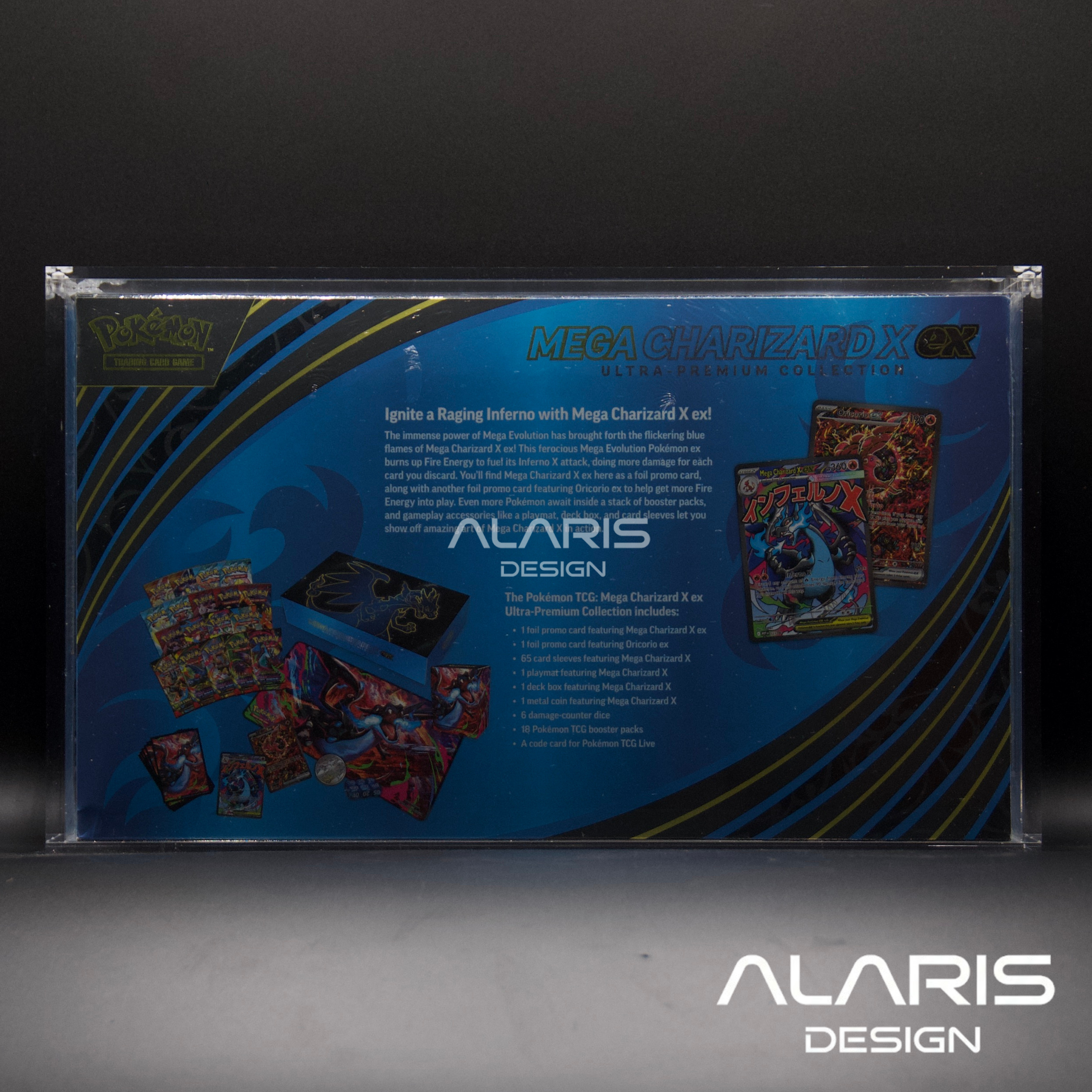 Premium Acrylic for Charizard X ex Ultra Premium Collection & 151 Ultra Premium Collection