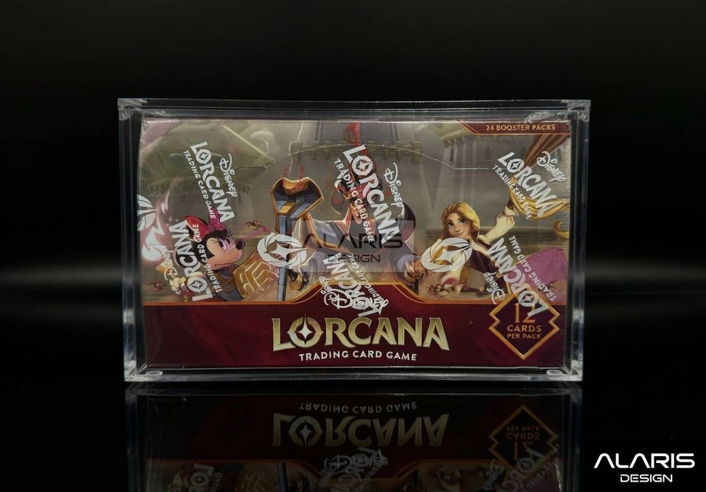 Premium Alaris Disney Lorcana Booster Box Acrylic Case