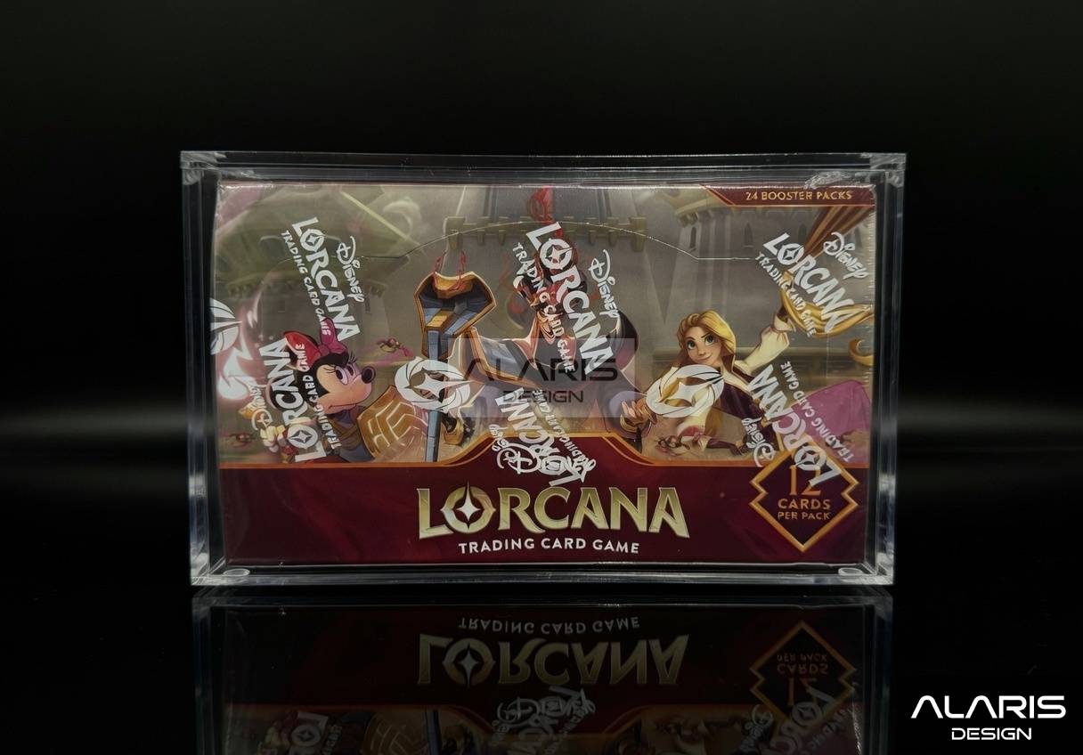 Premium Alaris Disney Lorcana Booster Box Acrylic Case