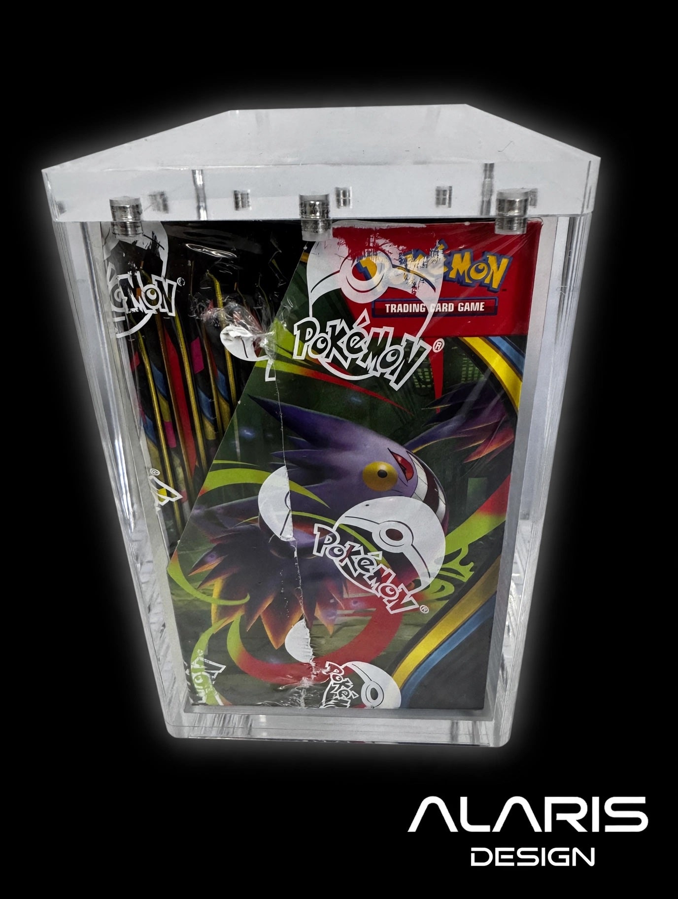 Rounded Edge Magnetic Acrylic Case for Pokemon English Booster Box